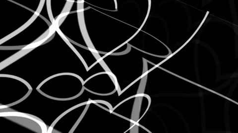 Line Hearts Turning 動画素材 34301885