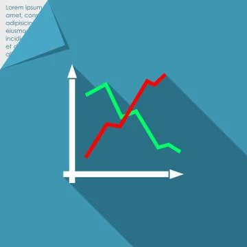 Line histogram 스톡 일러스트
