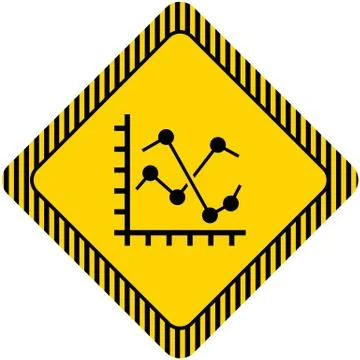 Line histogram Stock Illustration