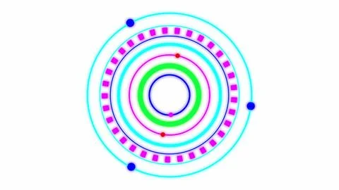 Line HUD element digital technology seamless pattern illustration background イラスト素材