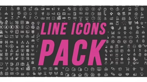 Line Icon Stock After Effects