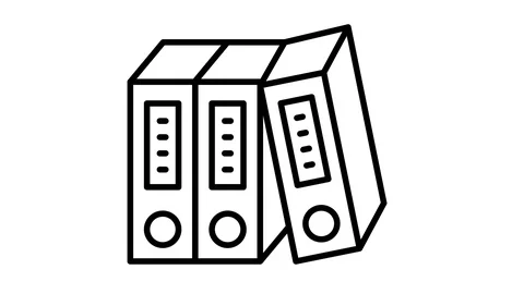 Line icon animation file Stock Footage 103323565