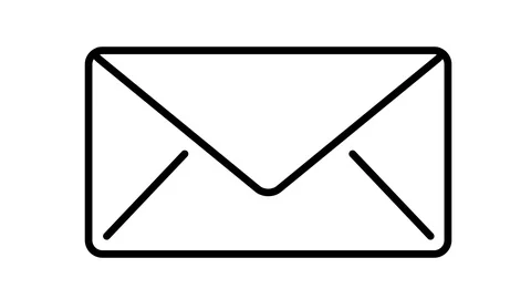Line icon animation mail 스톡 동영상 103322021