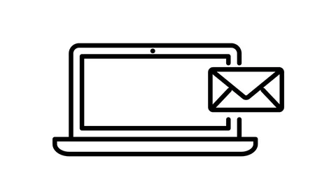 Line icon animation mail Stock Footage 103479013