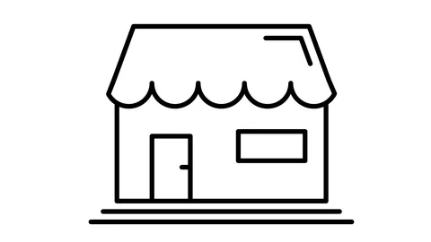 Line icon animation office Stock Footage 103322111