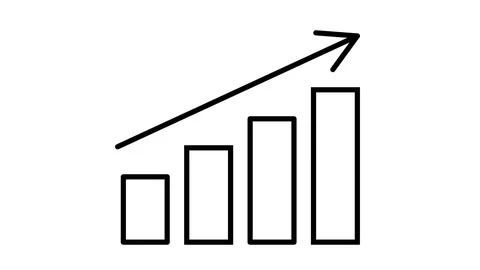 Line icon animation progress Stock Footage 103436737