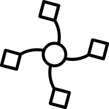 Line Icon Design Stock Illustration