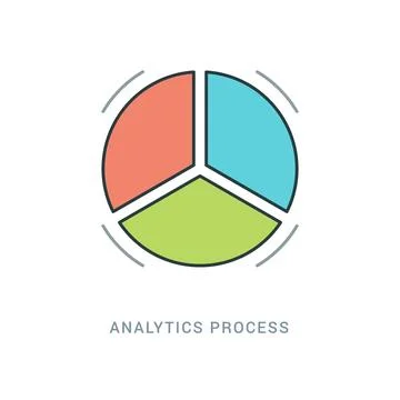 Line Icon Flat thin linear stroke vector illustration. Stock Illustration