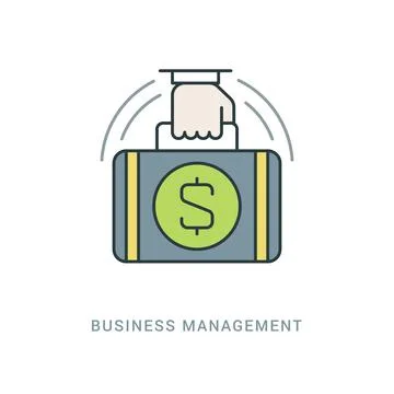 Line Icon Flat thin linear stroke vector illustration. Illustration