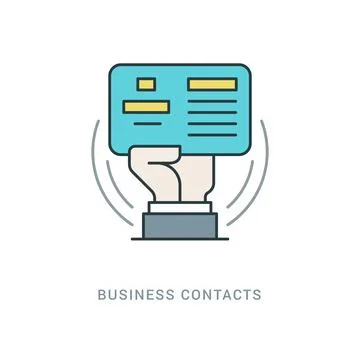 Line Icon Flat thin linear stroke vector illustration. Stock Illustration