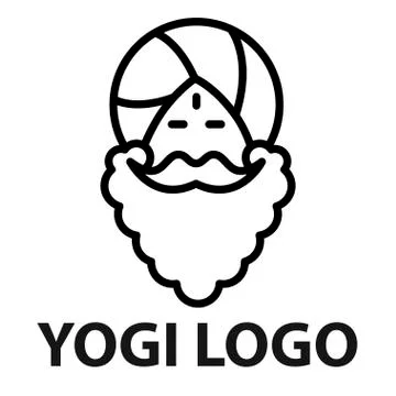 Line icon of indian man head Stock Illustration