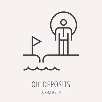 Line Icon or Logo Free Stock Illustration