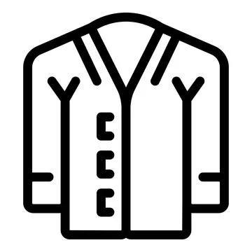 Line icon of a smart jacket for business dress code Stock Illustration