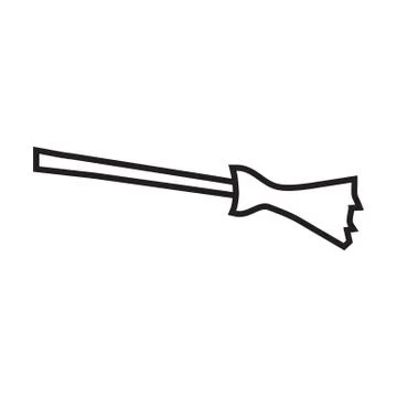 Line icon witch broom design vector Illustrazione stock