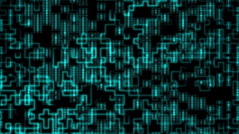 Line Indicator Data Communication Flow Technology Futuristic Element Stock Footage 102042309