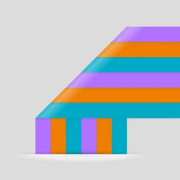 Line Infographic background. Web technology concept design elements. Abstract Illustrazione stock