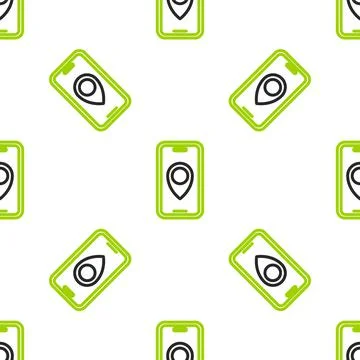 Line Infographic of city map navigation icon isolated seamless pattern on white 스톡 일러스트
