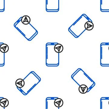 Line Infographic of city map navigation icon isolated seamless pattern on white 스톡 일러스트