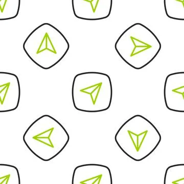 Line Infographic of city map navigation icon isolated seamless pattern on white 스톡 일러스트