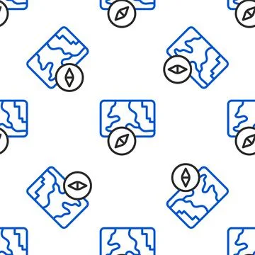 Line Infographic of city map navigation icon isolated seamless pattern on white 스톡 일러스트