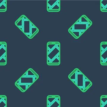 Line Infographic of city map navigation icon isolated seamless pattern on b.. Stock Illustration