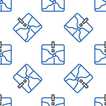 Line Intersection point icon isolated seamless pattern on white background Stock Illustration