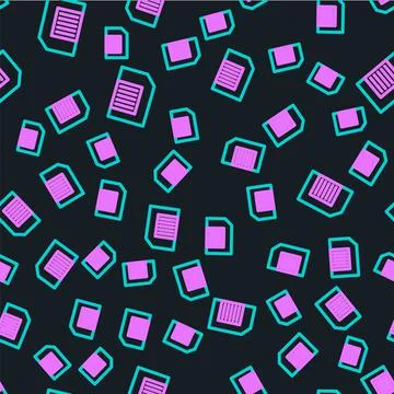 Line Laundry detergent for automatic wash machine icon isolated seamless pattern Illustrazione stock
