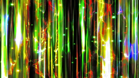 Line light stripes green background loop animation Stock Footage 146157855