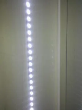 Line lights wallpaper with different elements Stock Photos