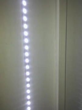 Line lights wallpaper with different elements Stock Photos