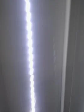 Line lights wallpaper with different elements Stock Photos