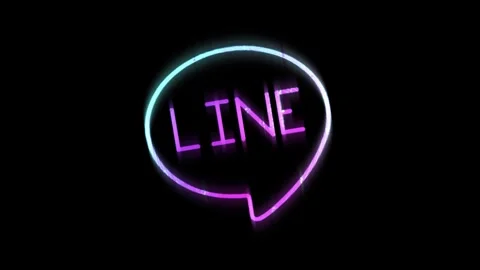 Line logo animation on a simple black background Stock Footage 313520411