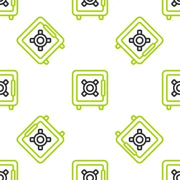 Line Mail and e-mail icon isolated seamless pattern on white background Ilustración de archivo