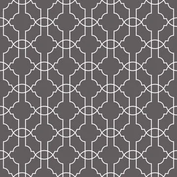 Line net geometric seamless vector pattern. Illustrazione stock