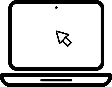 Line notebook icon for web design or site interface Stock Illustration