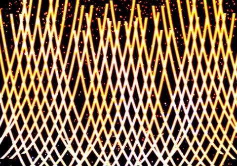 Line orange background Stock Illustration