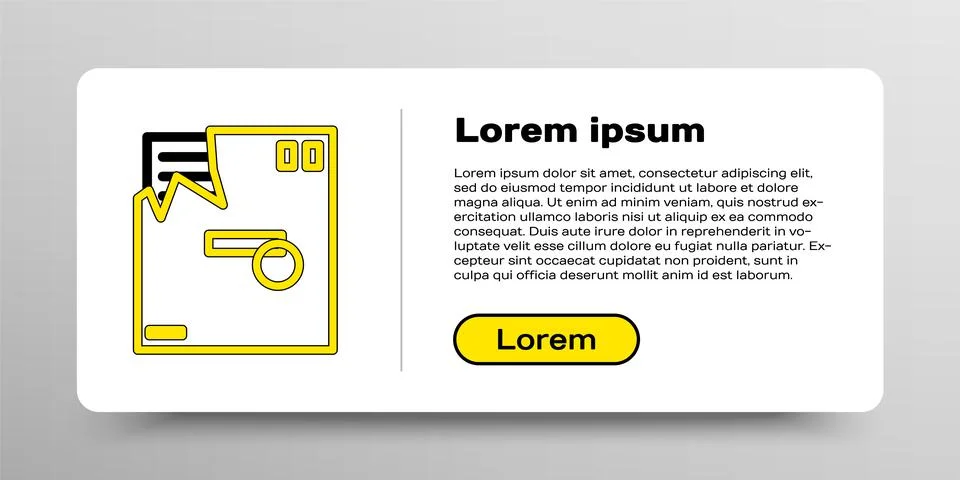 Line Ordered envelope icon isolated on white background. Email message letter Illustrazione stock