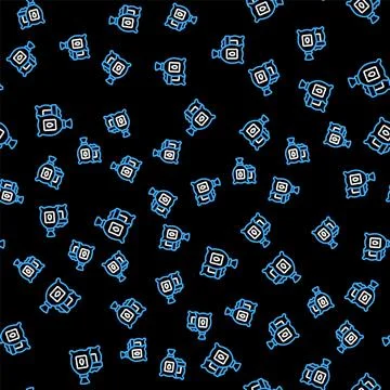 Line Pack full of seeds of a specific plant icon isolated seamless pattern on Illustrazione stock