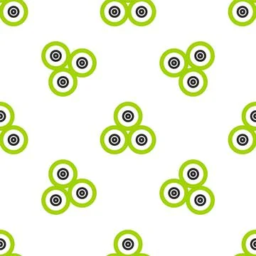 Line Paint spray can icon isolated seamless pattern on white background. Vector Stock Illustration
