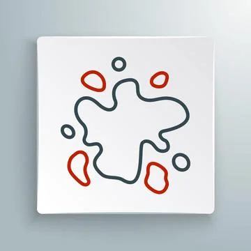 Line Paint spray icon isolated on white background. Colorful outline concep.. Stock Illustration