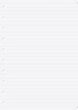 Line Paper Sheet. Stock Illustration