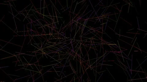 Line particles Stock Footage 10718457