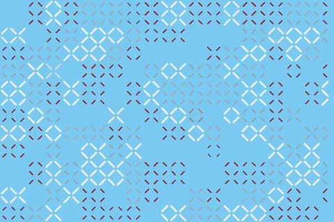 Line pattern. Abstract design with blue background. Stock Illustration