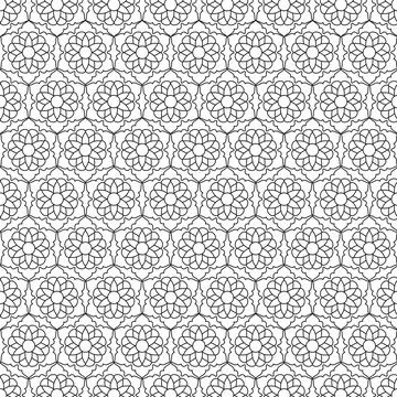 Line pattern design. Black and white vector illustrations. Coloring page Stock Illustration