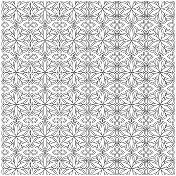 Line pattern design. Black and white vector illustrations. Coloring page Stock Illustration
