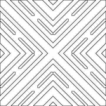 Line pattern. Illustrazione stock