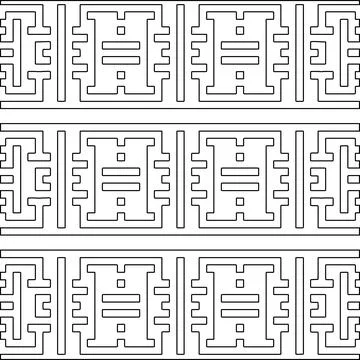 Line pattern. Illustrazione stock