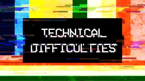 Line pattern technical difficulties glitch 스톡 일러스트