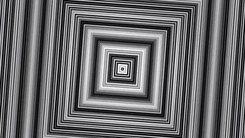 Line patterns create a visual illusion of depth in black Stock Footage 339350581