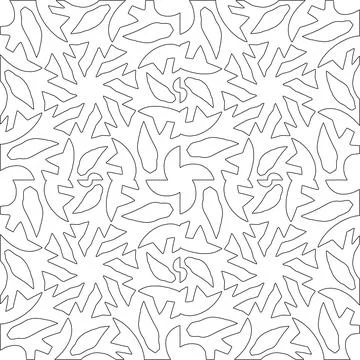 Line patterns. Illustrazione stock